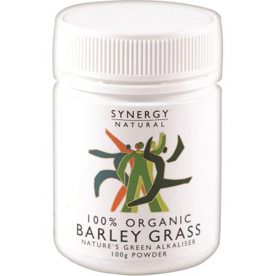 Synergy Natural 100% Organic Barley Grass Powder 100g